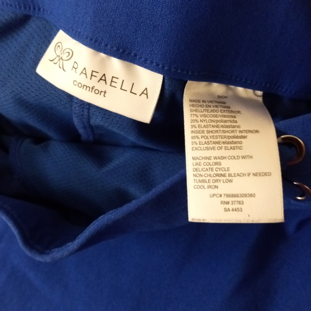Rafella Summer Jewel Blue Skorts - Size: S - Picture 14 of 14